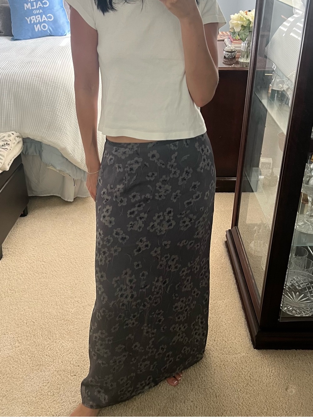 Ann Taylor Petites Floral Skirt